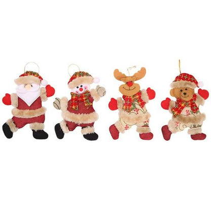 4-Pack: Christmas Doll Pendant Gifts DailySale