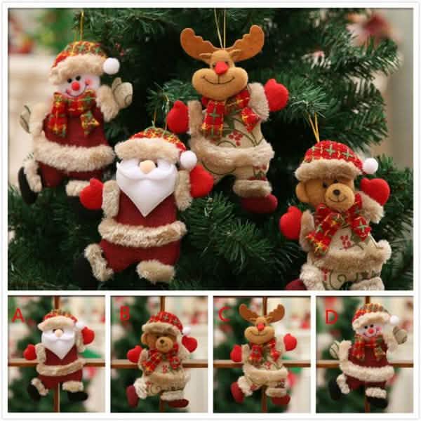 4-Pack: Christmas Doll Pendant Gifts DailySale