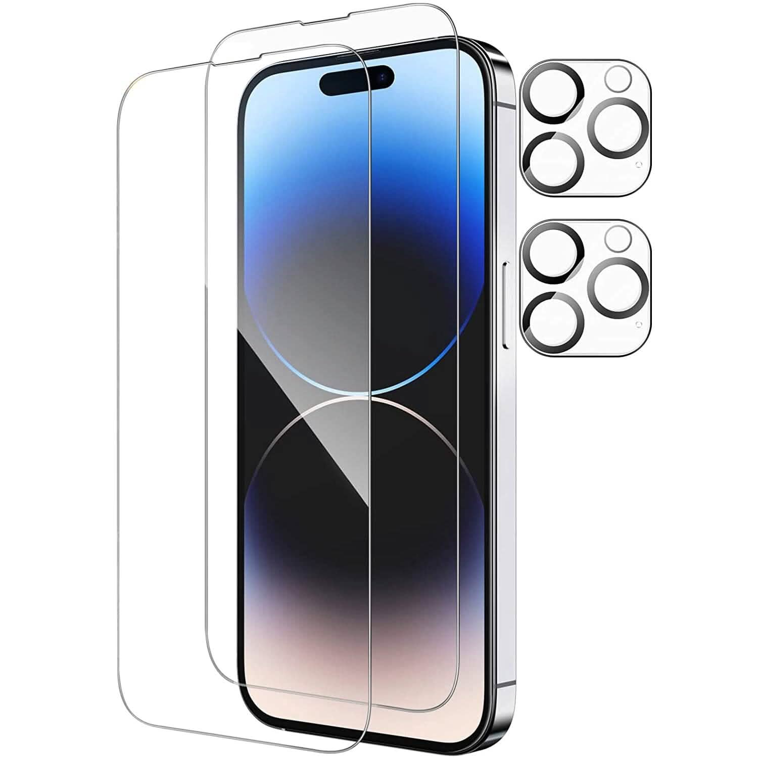 4-Pack: Clear Screen and Camera Lens Protector Set DailySale