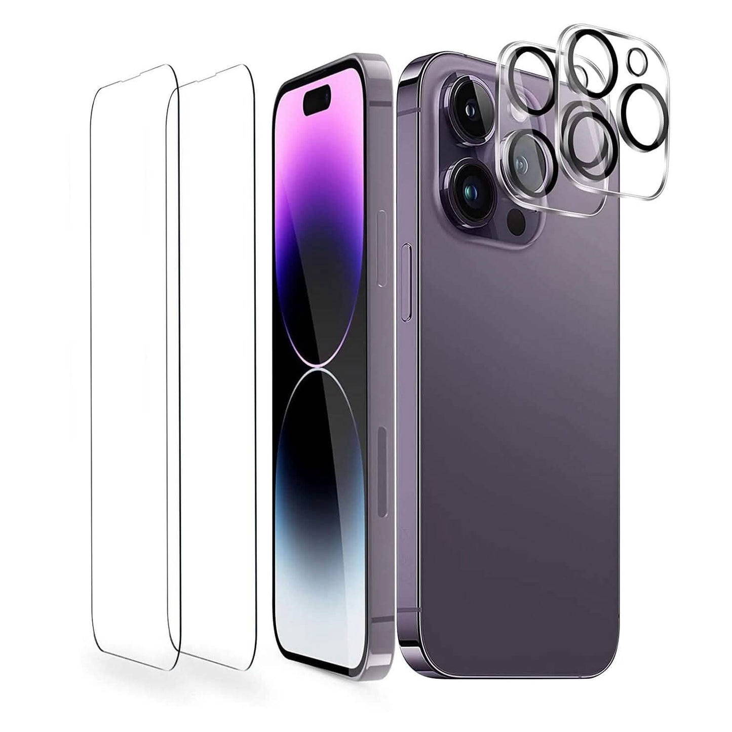 4-Pack: Clear Screen and Camera Lens Protector Set DailySale
