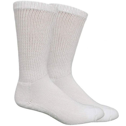 4-Pack: Comfortable Non-Binding Diabetic Crew Socks DailySale