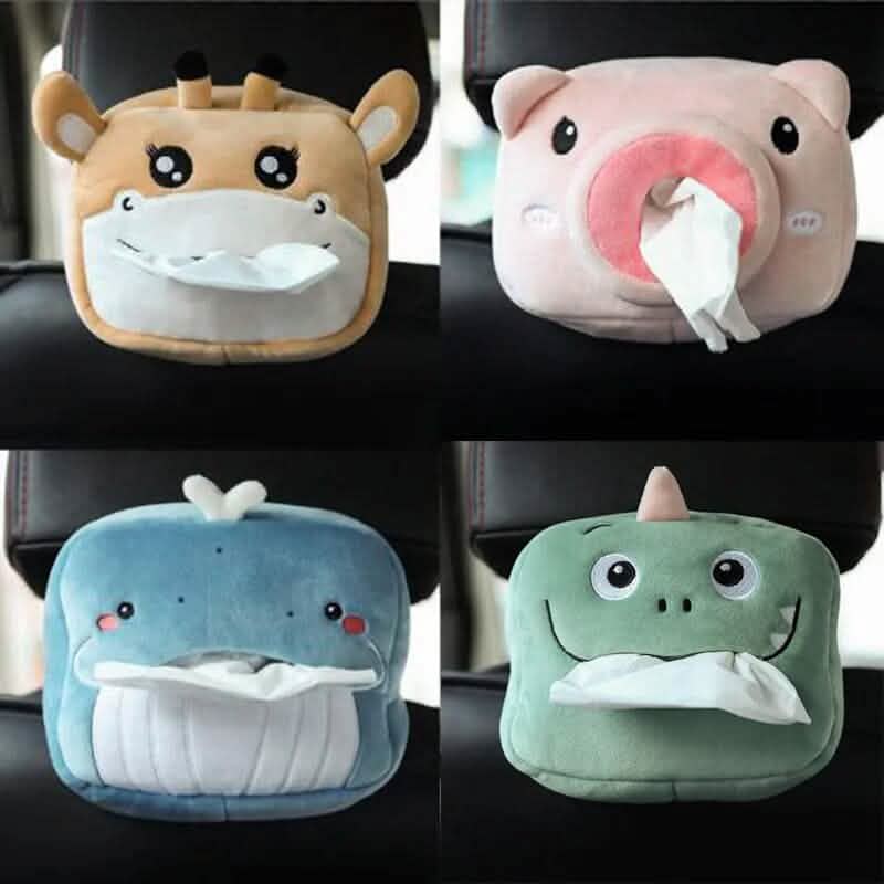 4-Pack: Cute Cartoon Car Tissue Box DailySale