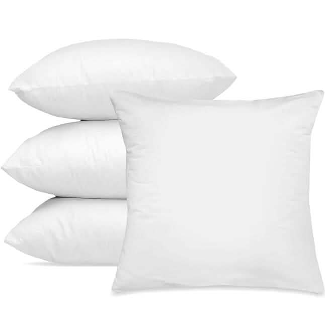4-Pack: Decorative Throw Pillows Bed Sofa Couch Pillow Set Bounce Back Cushions DailySale