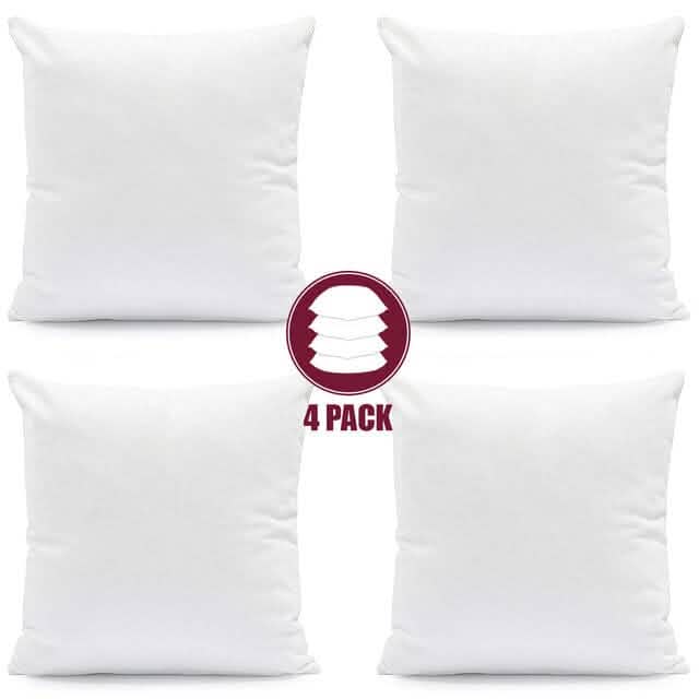 4-Pack: Decorative Throw Pillows Bed Sofa Couch Pillow Set Bounce Back Cushions DailySale