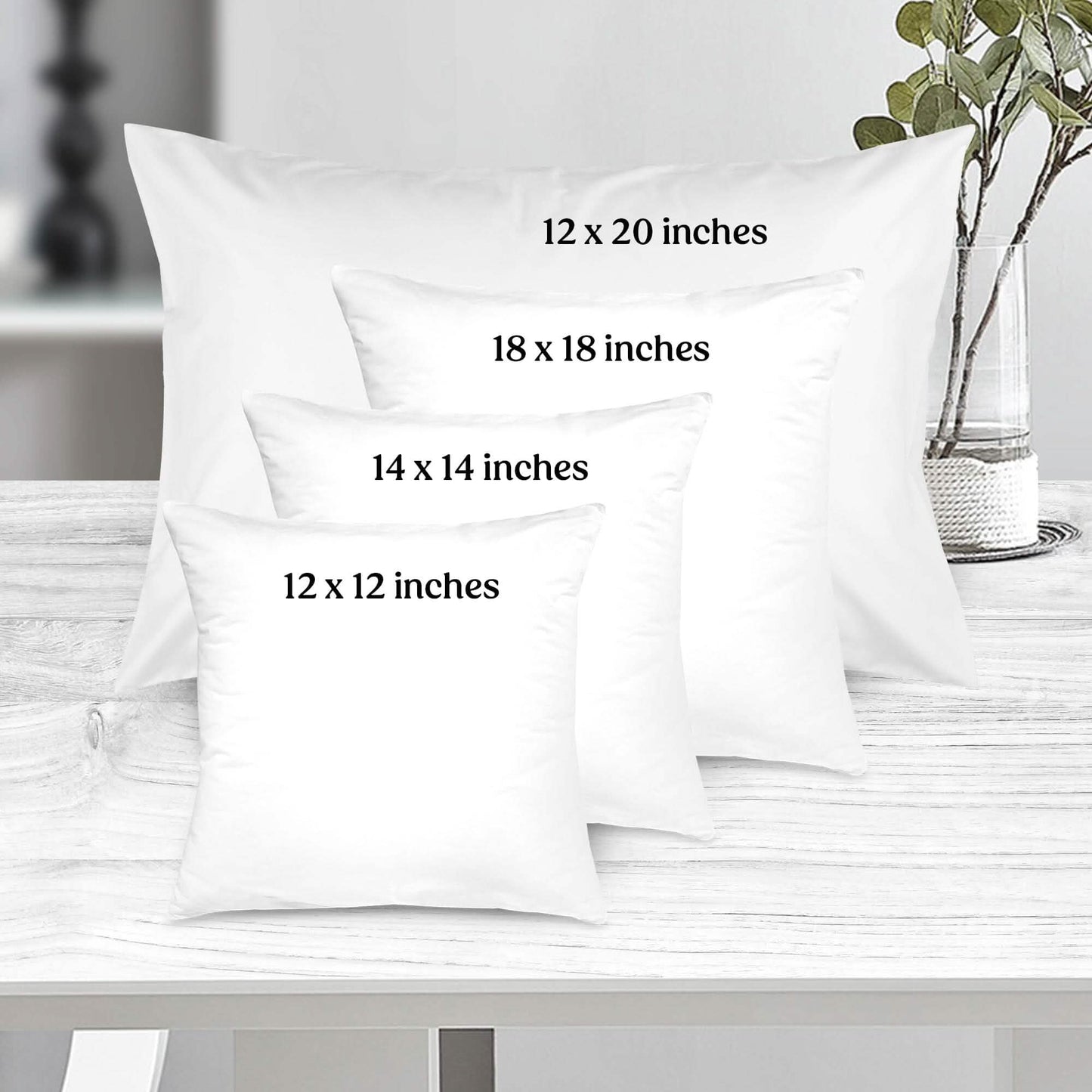 4-Pack: Decorative Throw Pillows Bed Sofa Couch Pillow Set Bounce Back Cushions DailySale