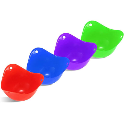 4-Pack: Egg Poachers Silicon Egg Cups DailySale
