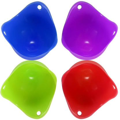 4-Pack: Egg Poachers Silicon Egg Cups DailySale