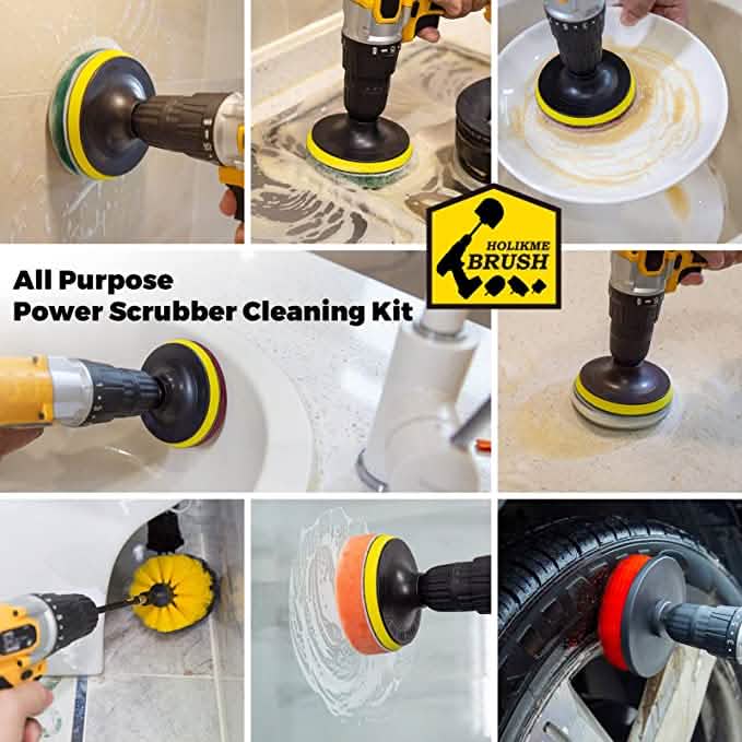 4-Pack: Electric Scrubber Cleaning Brushes DailySale