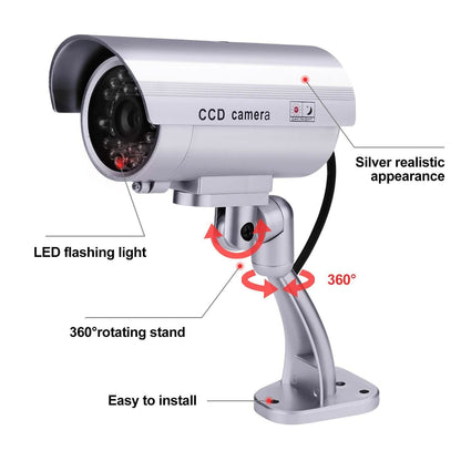 4 Pack: Fitnate Fake Security Camera CCTV Surveillance System DailySale