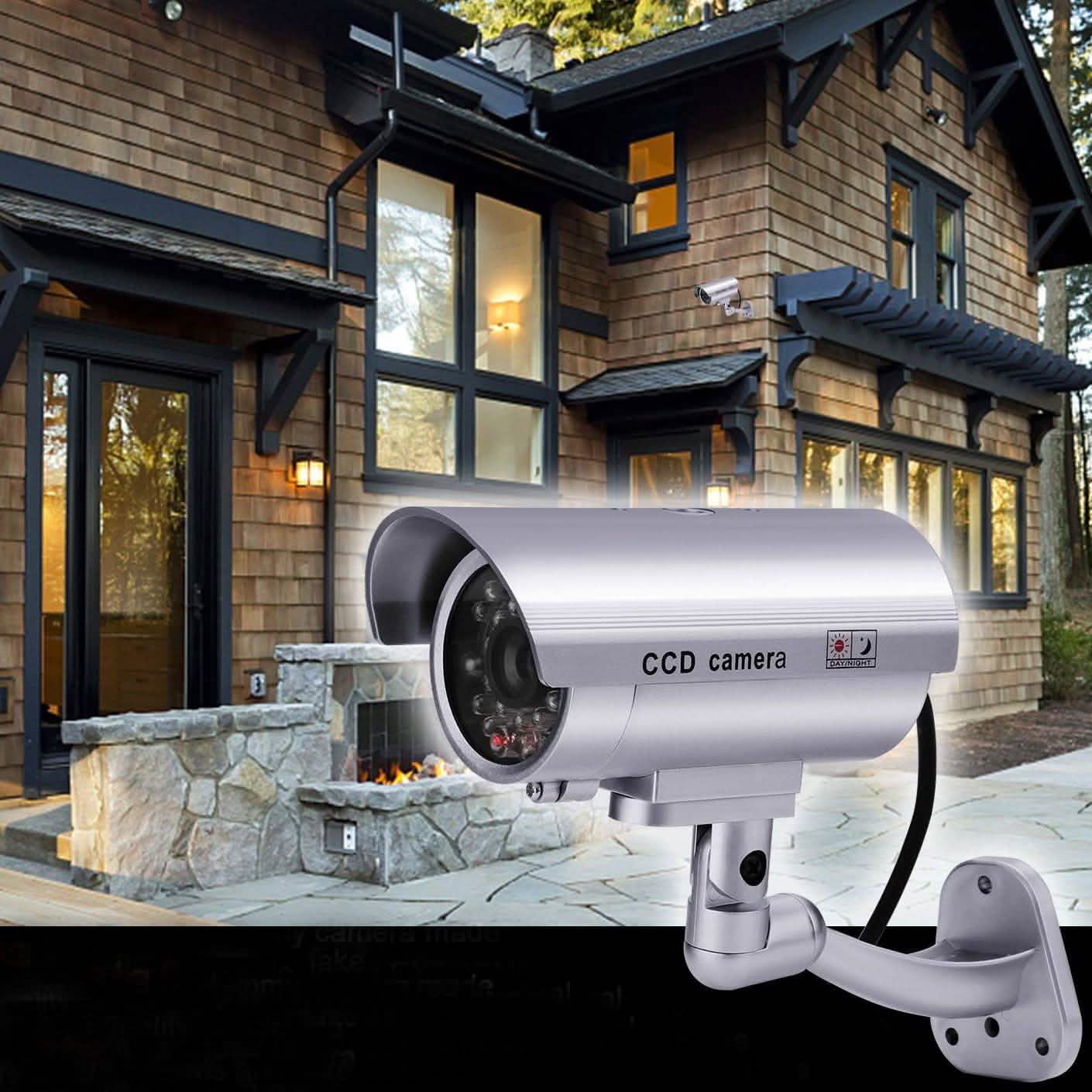 4 Pack: Fitnate Fake Security Camera CCTV Surveillance System DailySale