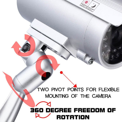 4 Pack: Fitnate Fake Security Camera CCTV Surveillance System DailySale