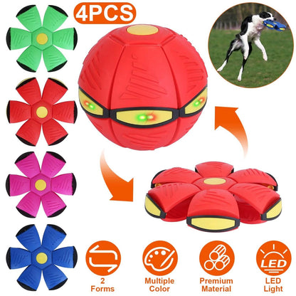 4-Pack: Flying Saucer Ball with LED Lights DailySale
