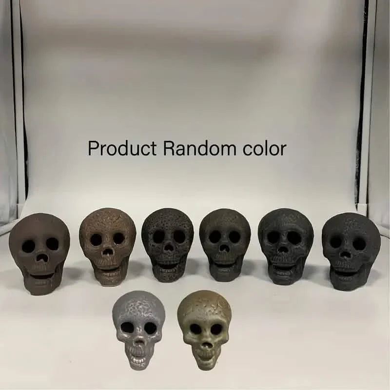 4-Pack: Halloween Fire Pit Skull Ceramic Props DailySale