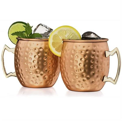 4-Pack: Hammered Copper Plated Moscow Mule Mug DailySale