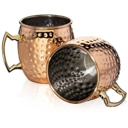 4-Pack: Hammered Copper Plated Moscow Mule Mug DailySale