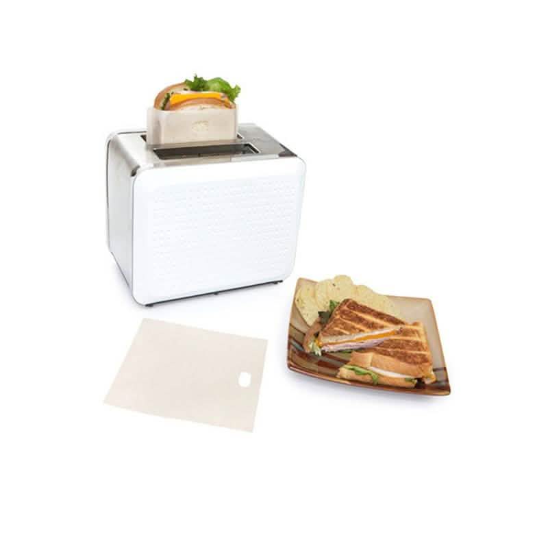 4-Pack: Handy Reusable Nonstick Coated Toaster Bags DailySale