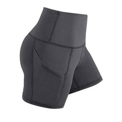 4-Pack: High Waist Soft Yoga Shorts for Women with 2 Side Pockets DailySale
