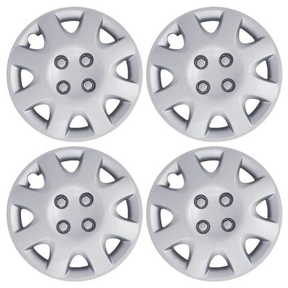 4-Pack: Hubcaps for Honda Civic 14-Inch and 8-Spoke - Silver DailySale