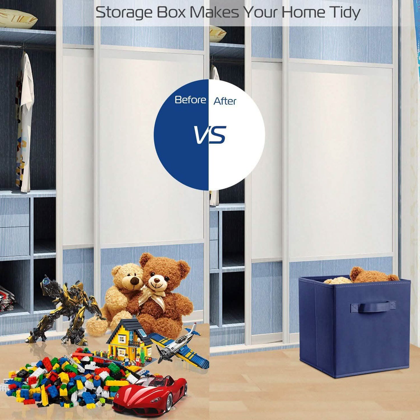 4-Pack: iMounTEK Foldable Storage Cube Bins DailySale