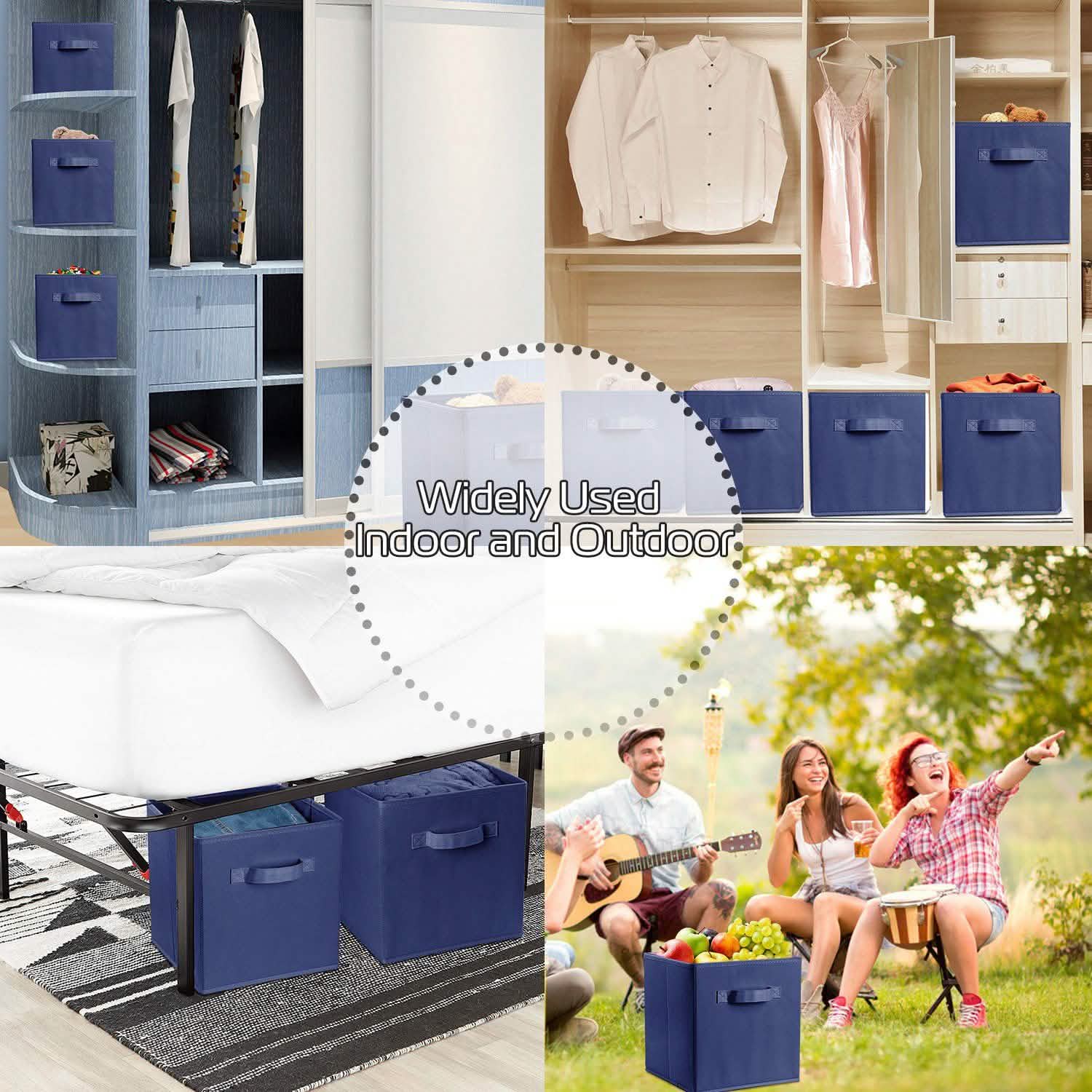4-Pack: iMounTEK Foldable Storage Cube Bins DailySale