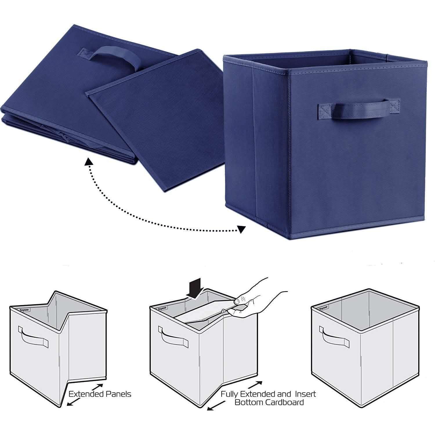 4-Pack: iMounTEK Foldable Storage Cube Bins DailySale