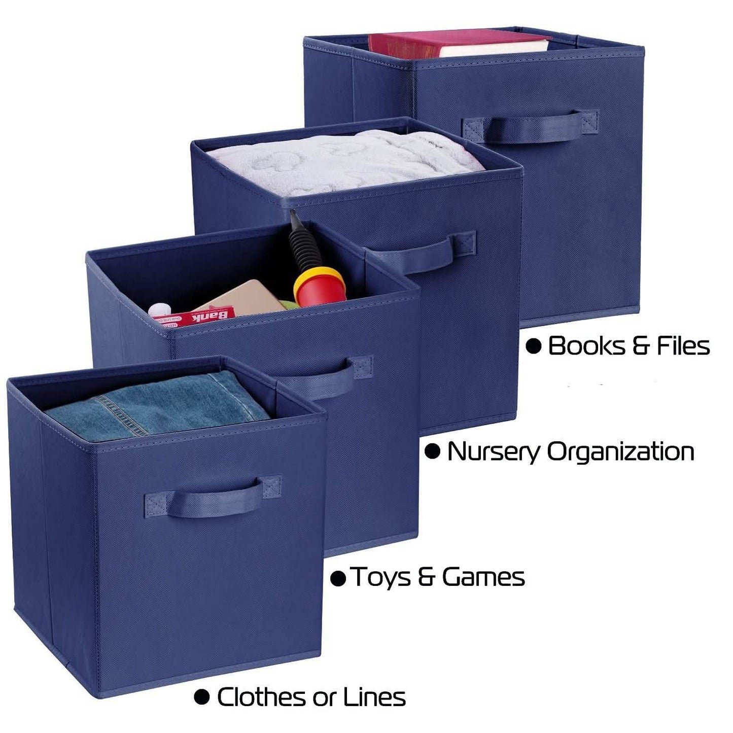 4-Pack: iMounTEK Foldable Storage Cube Bins DailySale
