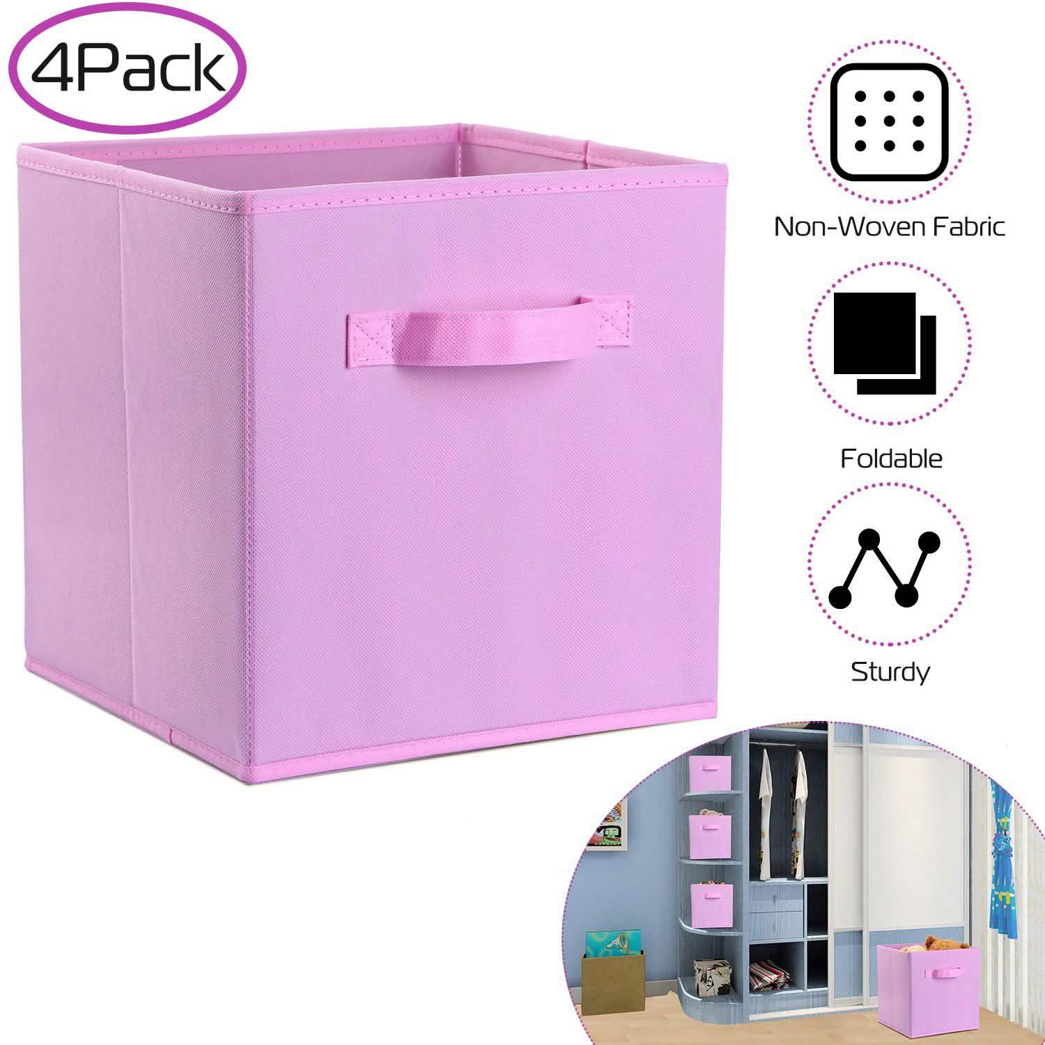 4-Pack: iMounTEK Foldable Storage Cube Bins DailySale