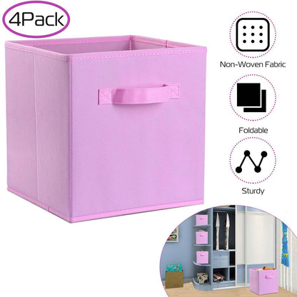 4-Pack: iMounTEK Foldable Storage Cube Bins DailySale