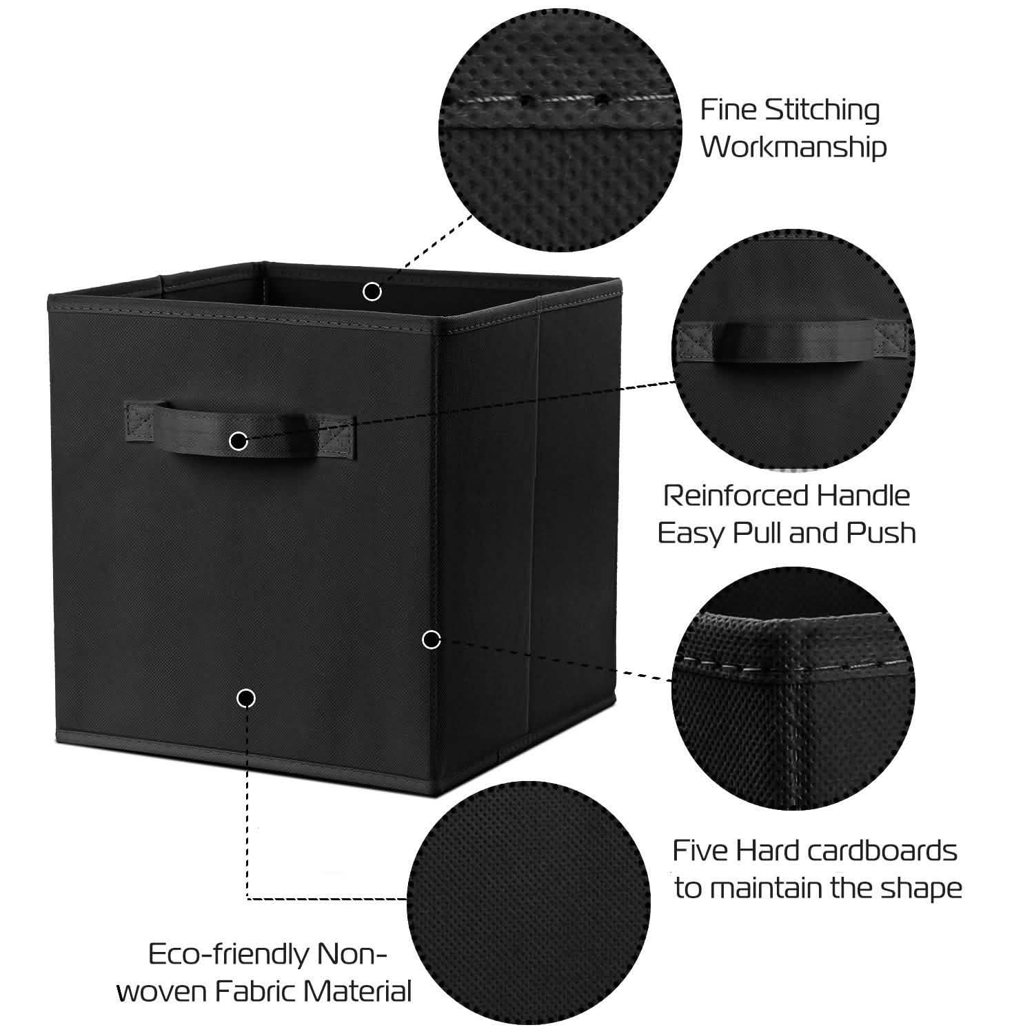 4-Pack: iMounTEK Foldable Storage Cube Bins DailySale