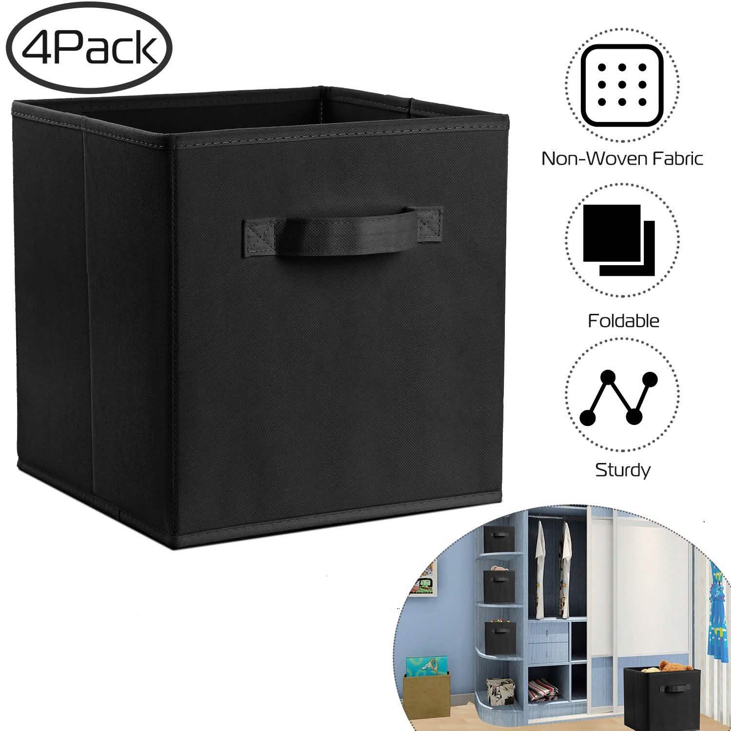 4-Pack: iMounTEK Foldable Storage Cube Bins DailySale