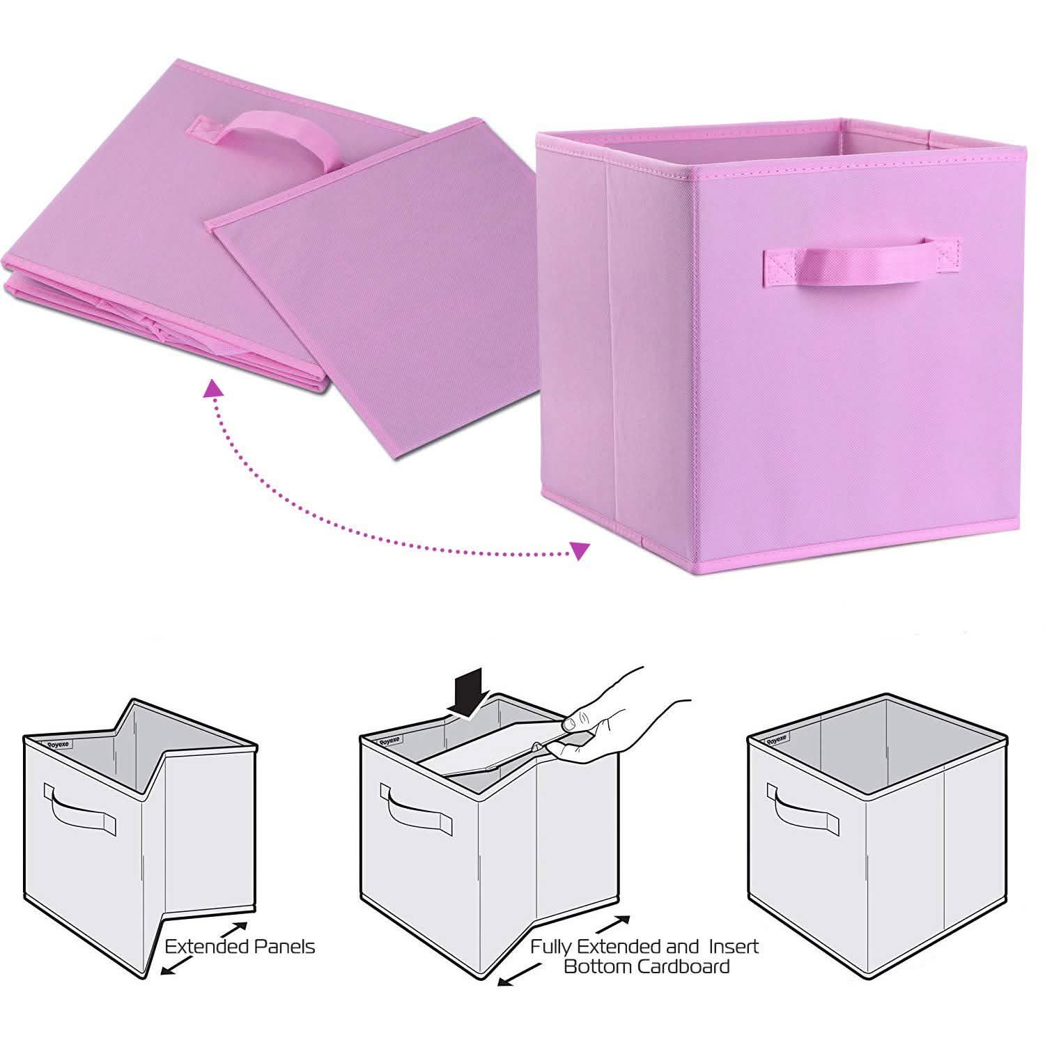 4-Pack: iMounTEK Foldable Storage Cube Bins DailySale