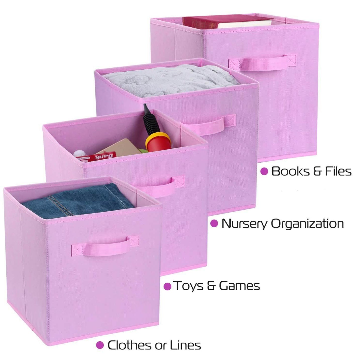 4-Pack: iMounTEK Foldable Storage Cube Bins DailySale