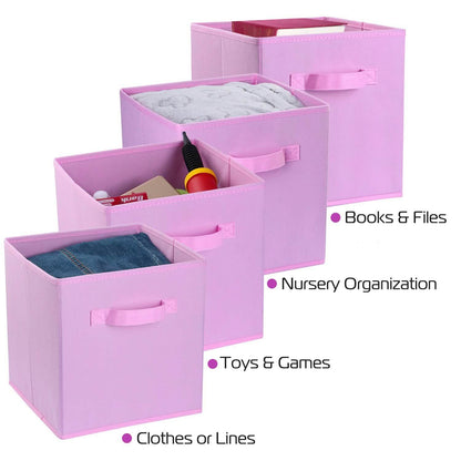 4-Pack: iMounTEK Foldable Storage Cube Bins DailySale