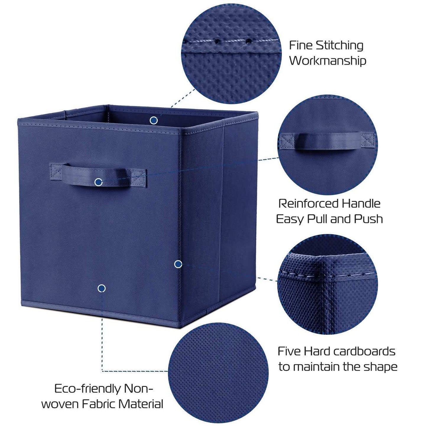 4-Pack: iMounTEK Foldable Storage Cube Bins DailySale