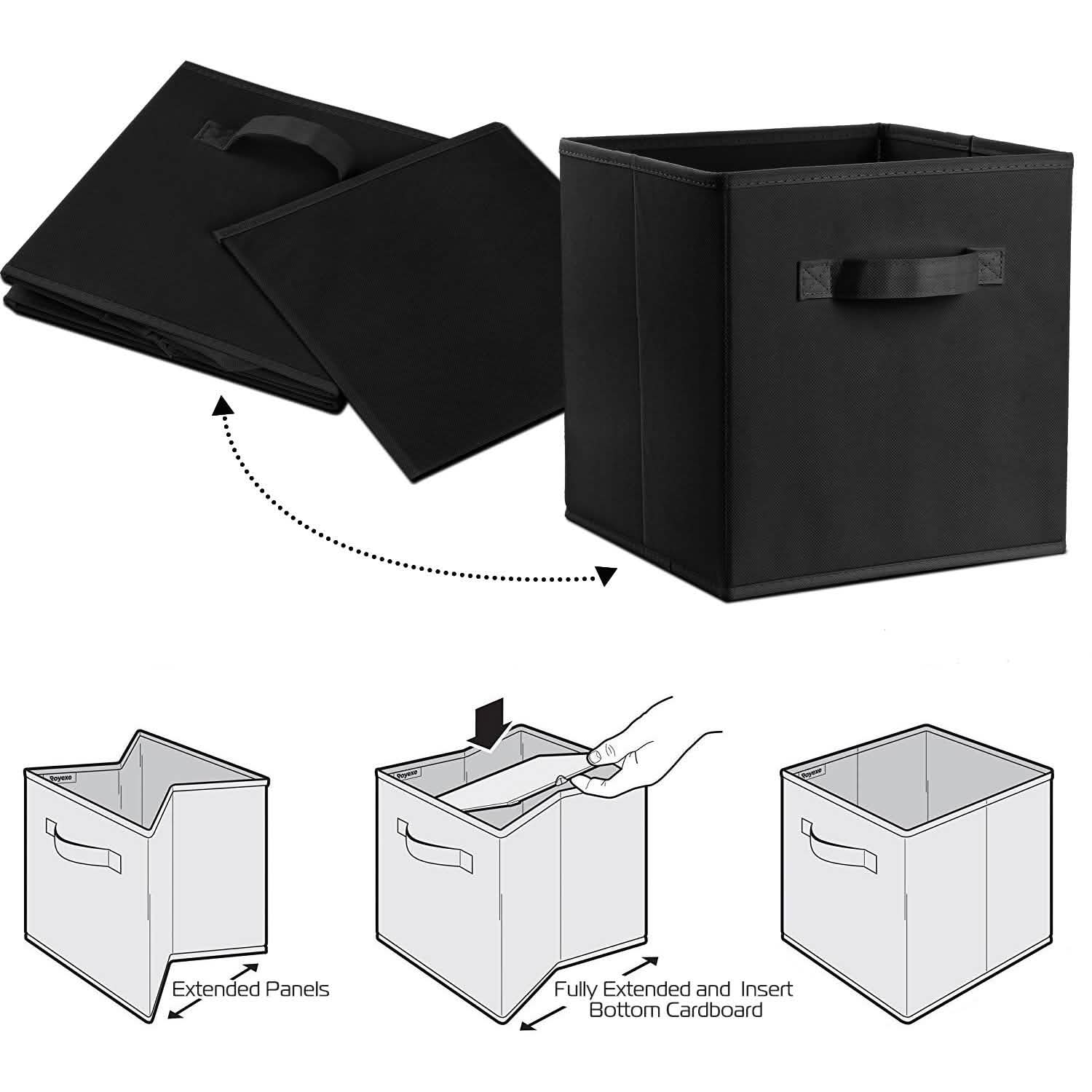4-Pack: iMounTEK Foldable Storage Cube Bins DailySale