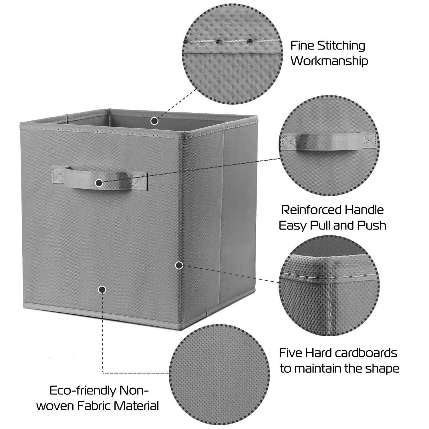4-Pack: iMounTEK Foldable Storage Cube Bins DailySale