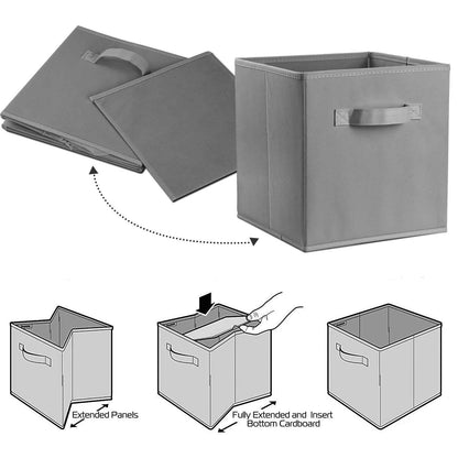 4-Pack: iMounTEK Foldable Storage Cube Bins DailySale