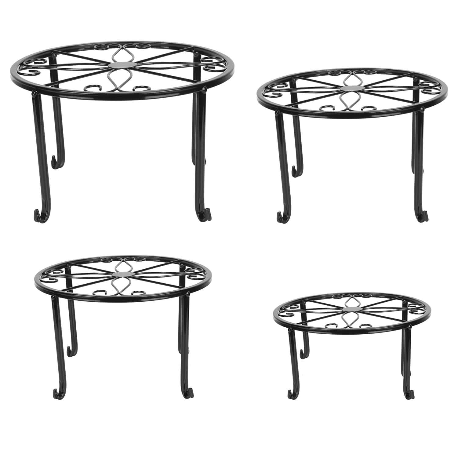 4-Pack: Iron Plotted Plant Stands DailySale