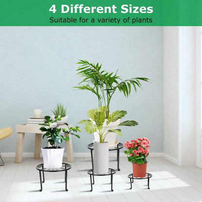 4-Pack: Iron Plotted Plant Stands DailySale