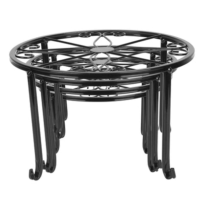 4-Pack: Iron Plotted Plant Stands DailySale