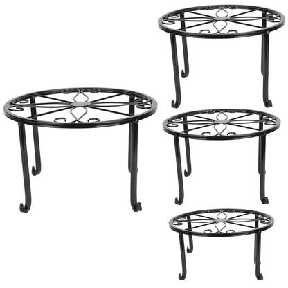4-Pack: Iron Plotted Plant Stands DailySale