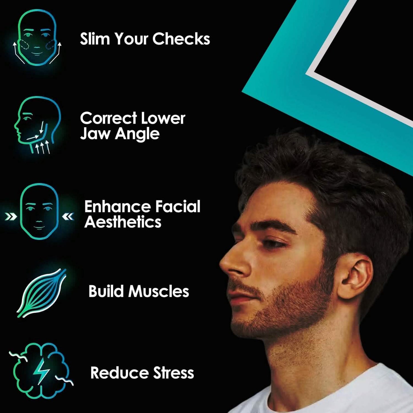 4-Pack: Jawline Exerciser with 3 Resistance Levels DailySale