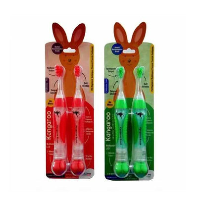 4-Pack: Kangaroo Kids Pre-Filled Toothbrush DailySale
