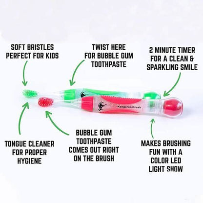 4-Pack: Kangaroo Kids Pre-Filled Toothbrush DailySale