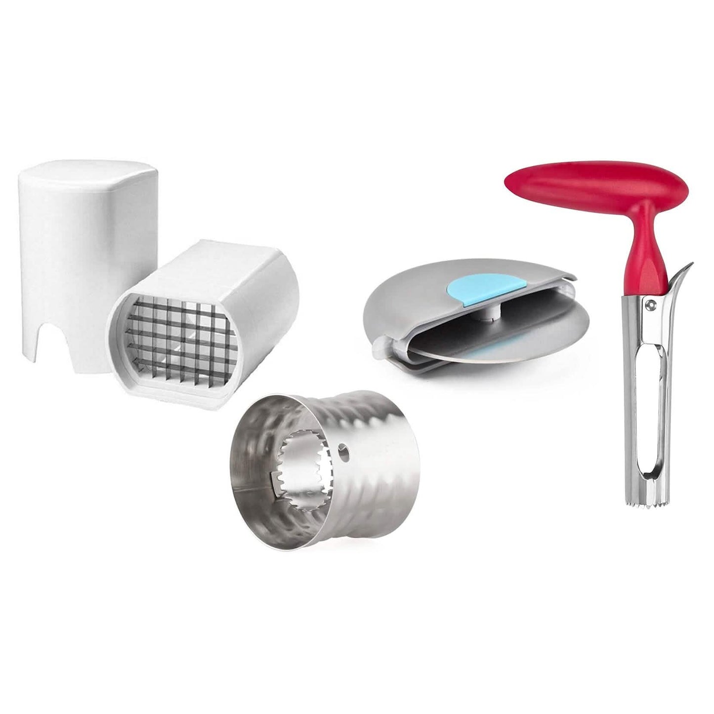 4-Pack: Kitchen Cutter, Slicer, Dicer, Peeler And Corer Gadgets DailySale