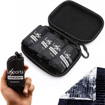 4-Pack: LaSporta Emergency Space Blankets DailySale