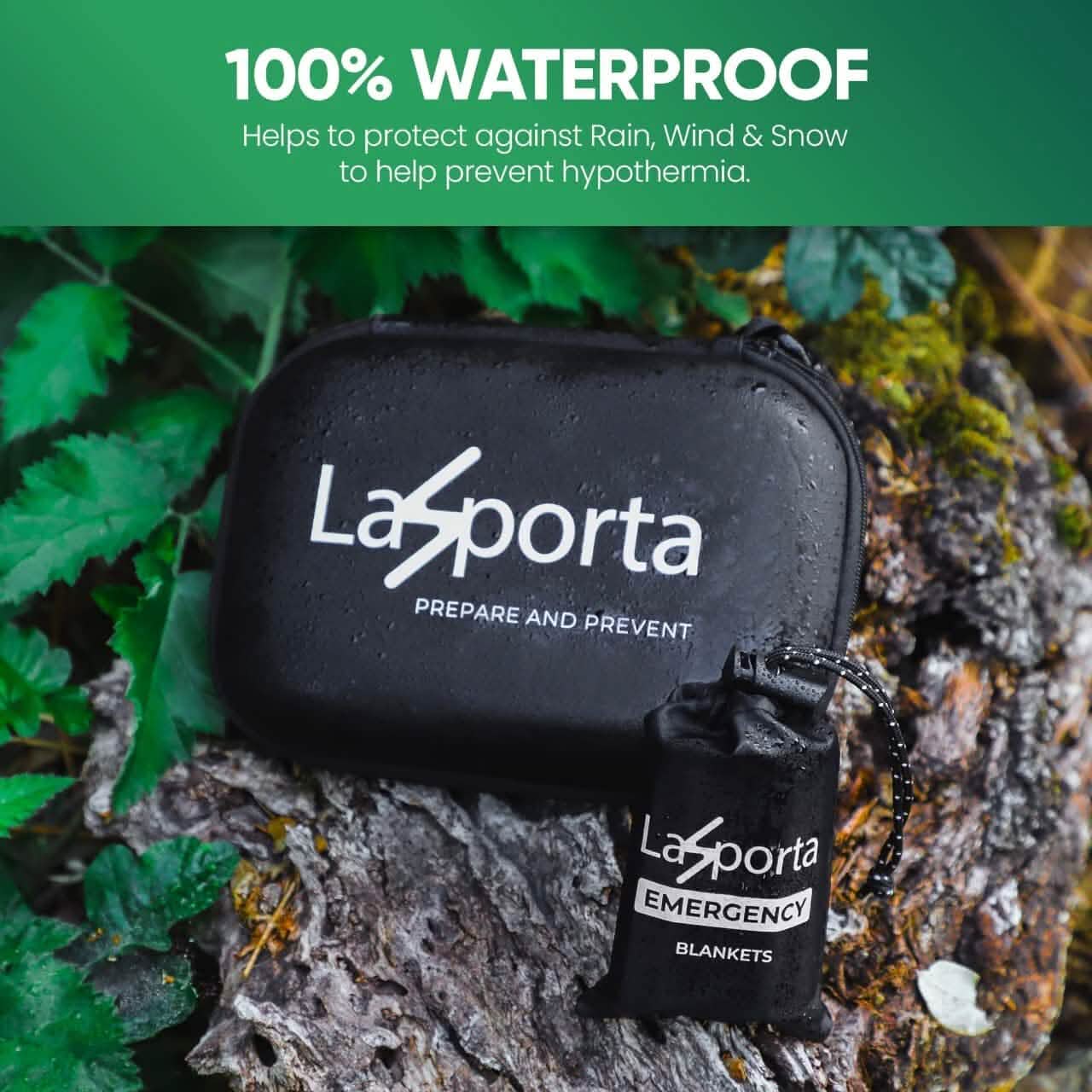 4-Pack: LaSporta Emergency Space Blankets DailySale