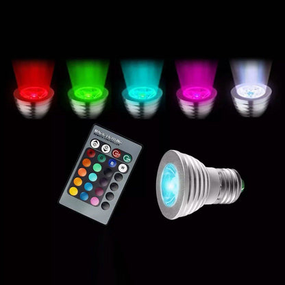 4-Pack: Magic Light LED Light Bulb (E27 3W) with Remote - 16 Colors DailySale