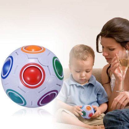 4-Pack: Magic Rainbow Ball Brain Teaser Puzzle Toy DailySale