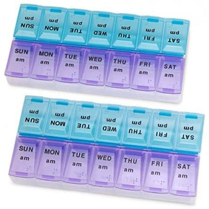 4-Pack: MEDca Weekly Pill Organizer, Twice-a-Day DailySale